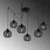 Opviq Fellini MR 899 Luster, Crni