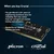 CRUCIAL 32GB DDR5-4800 SODIMM CL40 (16Gbit)