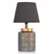 Opviq Stona lampa E27 Max 40W, Plavo-Zlatna