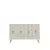HANAH HOME Komoda Salkim 120 White Travertine Silver
