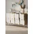 Hanah Home komoda Seza 120, 120 cm, hrast Sapphire / bela / zlatna
