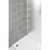 WENKO 26015100 - Uglovna polica DOLCEDO 31x230 cm nerđajući čelik/bela