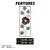 Gus - ACH141-2 Višenamenski Metalni Zidni Dekor