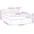 Vidaxl Box spring postelja z vzmetnico temno zelena 140x200 cm žamet