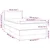 Vidaxl Box spring postelja z vzmetnico LED temno siva 90x200 cm blago
