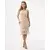 Mexx Ženska haljina MF006301561W, Regular, Bež