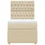 vidaXL vidaXL Box spring postelja z vzmetnico krem 80x200 cm blago, (21308640)