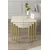Hanah Home set od 4 umetnutih stočića Lyon, krem / zlatni