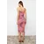 Trendyol Milla Ženska haljina TPRSS24EL00150, Roze