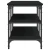 Klupa za cipele crna 100x38,5x49 cm od konstruiranog drva