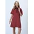 Trend Alacati Stili Ženska haljina Alc-X14536, Crvena