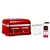 Toaster ARTISAN, 4 rezine, metalik rdeča barva, KitchenAid