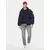GUESS JEANS Zimska jakna  marine / bela