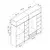 Hanah Home Garderober Kale-5239, 270x255x52 cm, Antracit