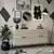 HANAH HOME Komoda Pella 150 White Travertine