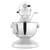 Mixer with 5.2L bowl, HEAVY DUTY model, White - KitchenAid