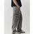 Pull&Bear Kargo kavbojke siv denim