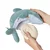 Kaloo Petit Calme Plišasti delfin z vzglavnikom iz sivke za boljši spanec 15 cm