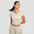 GymBeam Women‘s Aura Cropped T-Shirt Grey