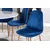 Venture Design Jedilna miza in stoli Estelle Polar, miza 106 cm, bela, modra