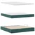 Krevet s od storage s madracem Tamnozelena 180 x 200 cm Baršun