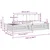 Set vanjskih sofa Prirodna i svijetlo siva 203,5 x 83 x 73 cm