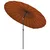 Vanjski suncobran s aluminijskim stupom 270 cm terakota