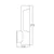 Braytron Zidna svetiljka BRY-TARUS-WLS-7W-SNS-3000K-IP54