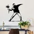 Opviq Zidna dekoracija Banksy Metal 01, 69x70 cm, 1.5 mm, Crna