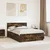 Vidaxl Konstrukcija postelje Dimljen hrast 150 x 200 cm Inženirski les