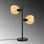 Opviq Stona lampa Benek-15-14554, 36x18x58 cm, IP20, Crna-žuta