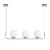 Opviq Luster Faruk-13716, 20-110cm, 3xE14, IP24, Zlatne boje