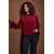 Trendyol Curve Ženska bluza Tbbaw26Af00103, Bordo