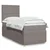 Vidaxl Box spring postelja z vzmetnico taupe 100x200 cm blago