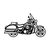 Wallity Zidna dekoracija Motorcycle, 90 x 51 cm, Crna
