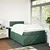 Vidaxl Box spring postelja z vzmetnico temno zelena 120x200 cm žamet