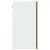 Viseći stakleni ormarić Lyon Staro drvo 80x31x60 cm Konstruirano drvo