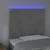 LED uzglavlje svjetlosivo 90x5x118/128 cm baršunasto