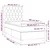 Krevet box spring s madracem LED tamnosmeđi 80 x 200 cm tkanina