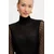 Morgan Bluza 252-TMESH Črna Slim Fit