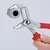 KNIPEX Papagaj - cevna klešta Cobra 1000V VDE 2 87 26 250 crveno-žuta