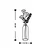 WALLXPERT Zidna dekoracija Flower 6