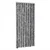 Zastor protiv muha sivo-crni 90 x 220 cm od šenila