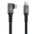 WOZINSKY Kotni kabel Thunderbolt 4 USB-C 240 W 4K, 1 m – črn