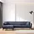 Atelier del Sofa Ugaona garnitura Belissimo 95x67x140cm Plava
