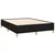 Vidaxl Box spring postelja z vzmetnico črna 140x200 cm blago