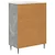 Kreveta Betonska siva 66 x 34,5 x 91,5 cm Konstruirano drvo