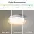 Brilagi - LED prigušiva stropna svetiljka ORINO LED/54W/230V 3000-6000K bela, prečnik 43 cm + daljinski upravljač
