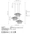 Opviq Luster Mantar-6500-S-1, 68x68x110cm, IP20, Crni