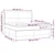 Vidaxl Box spring postelja z vzmetnico LED temno rjava 180x200cm blago